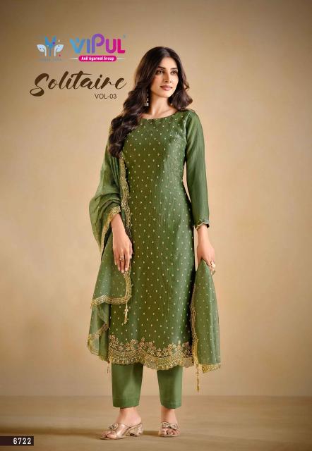Vipul solitaire vol 3 wholesale dealers for dress materials in kerala